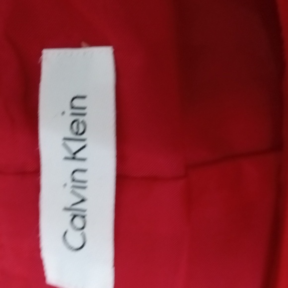 Calvin Klein Red Midi Dress, Professional, Office, Party, Special Occasions, Hol - Picture 2 of 9